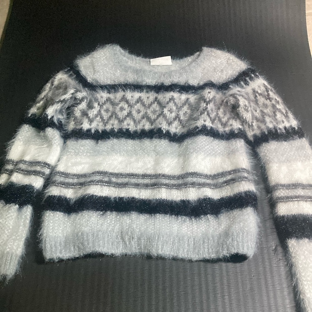Girls fuzzy sweater